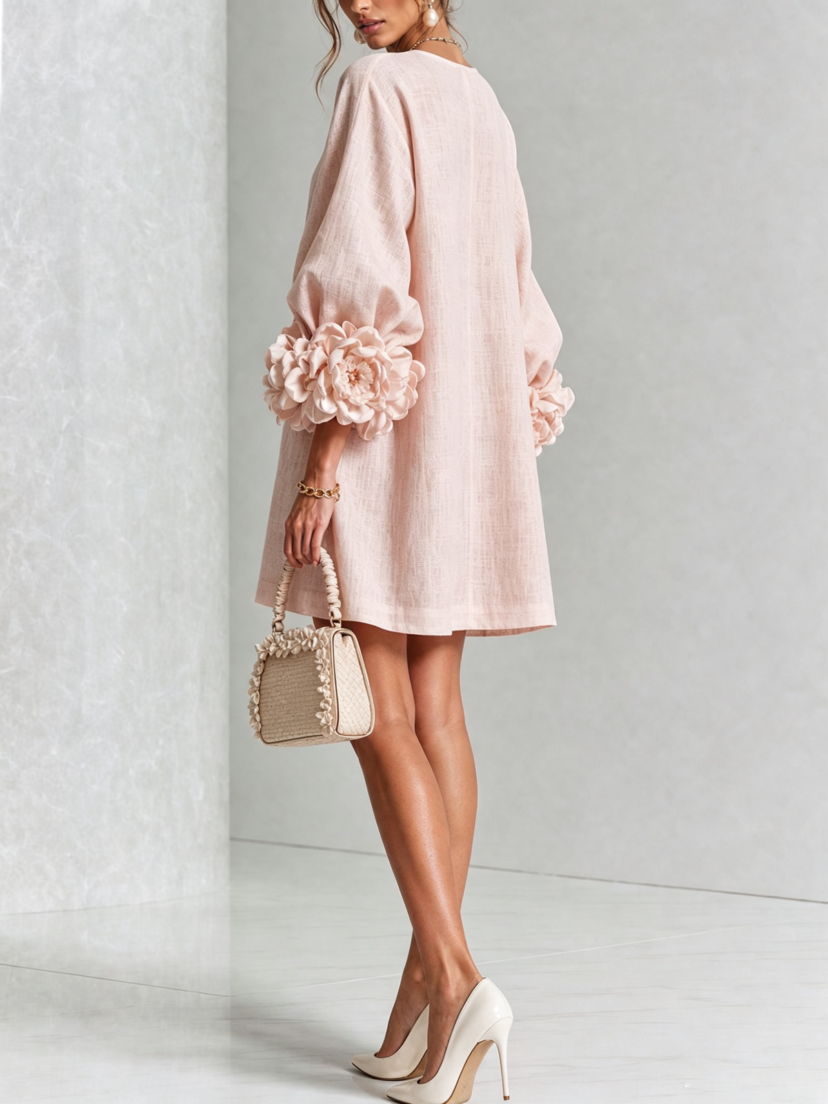 Iselle | Florence Floral Button-Down Mini Dress