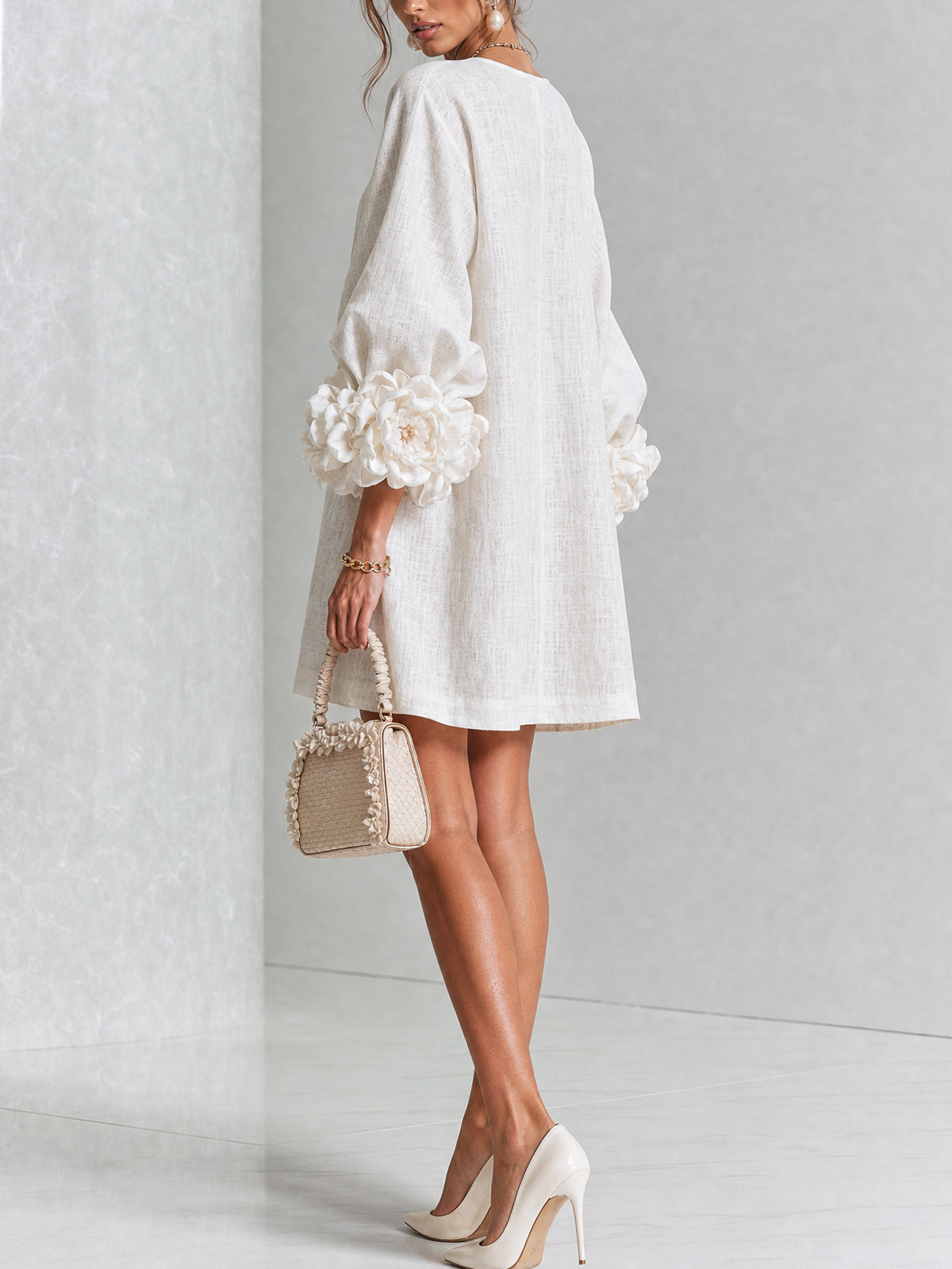 Iselle | Florence Floral Button-Down Mini Dress