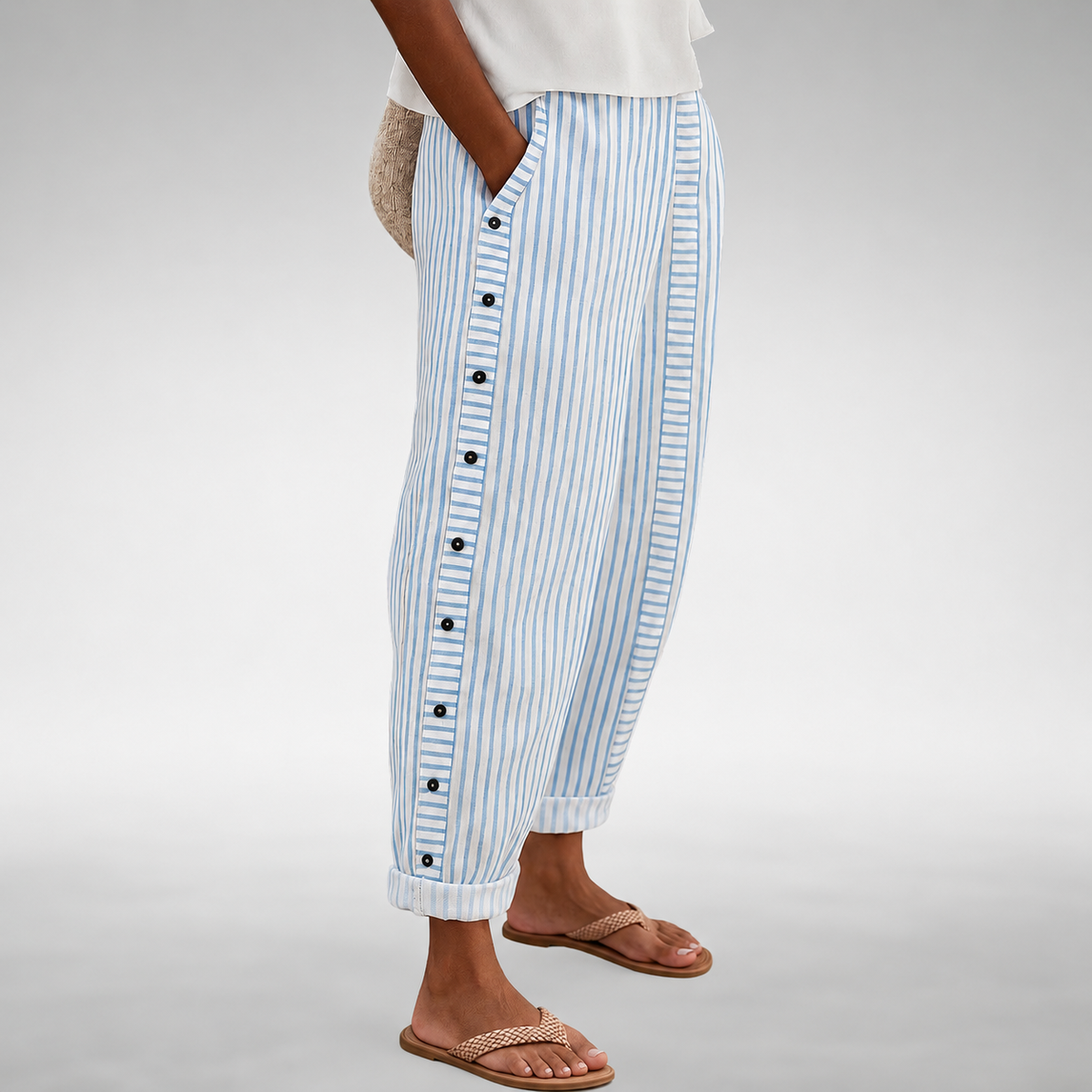Talia Linen Comfort Pants