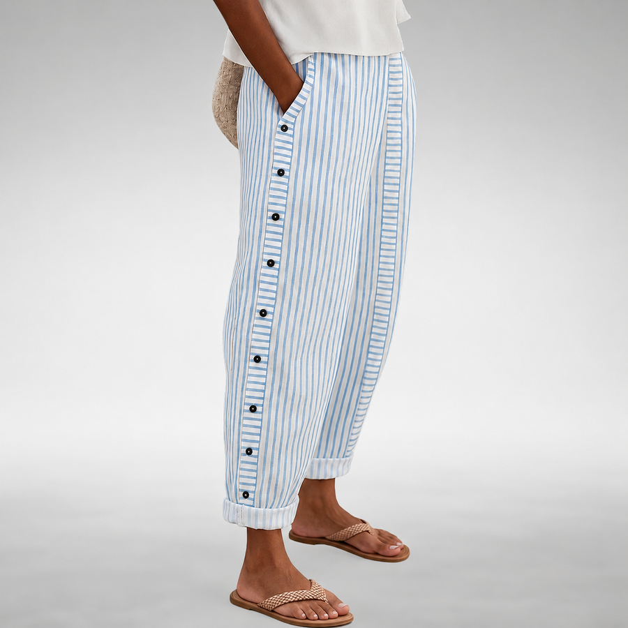 Talia Linen Comfort Pants