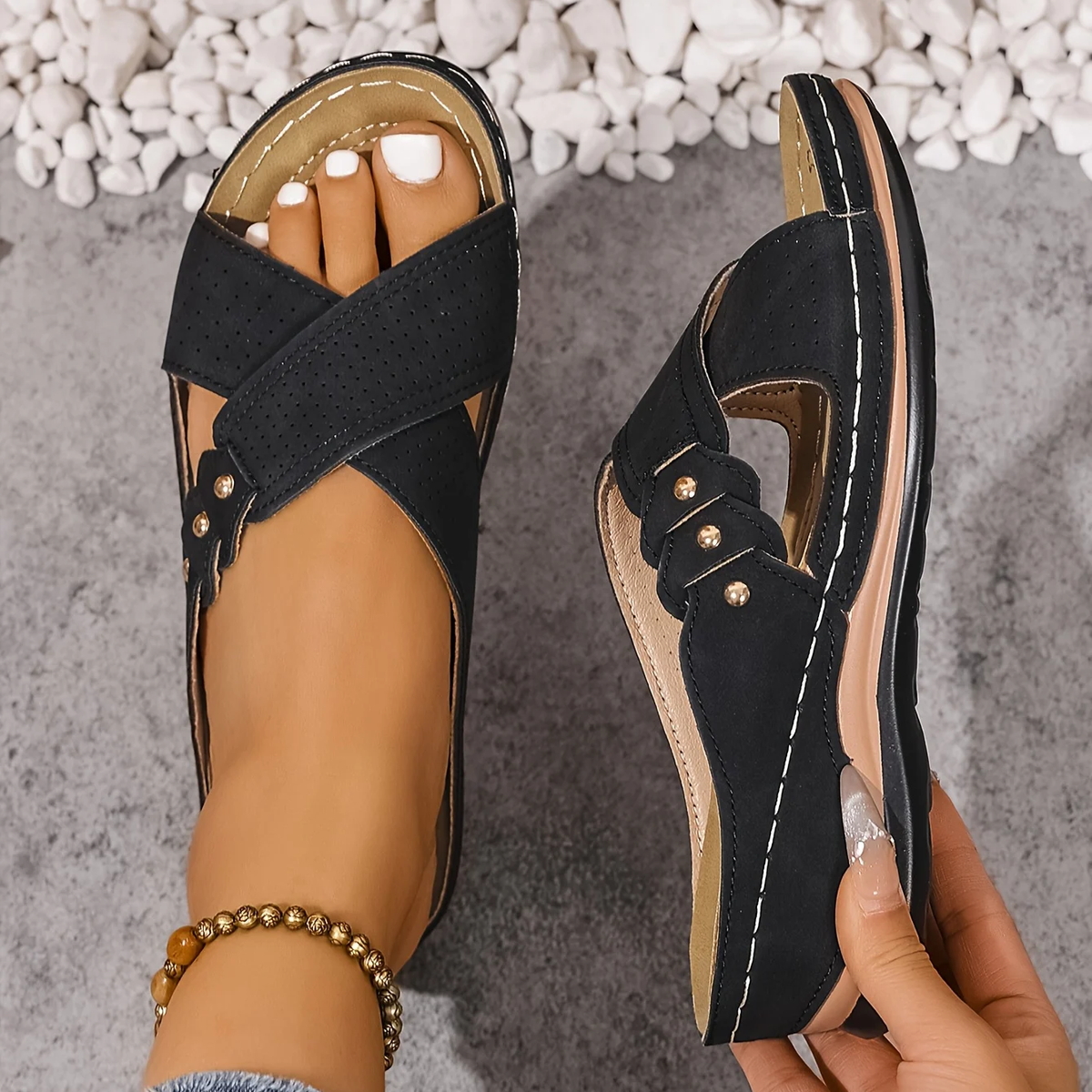 Estelle Orthopedic Wedge Sandal