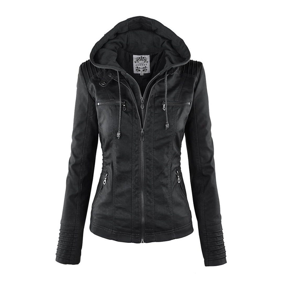 Davenport | Moto Jacket with Removable Hood