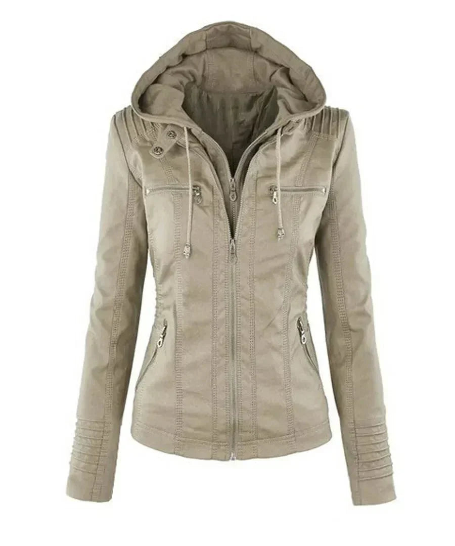 Davenport | Moto Jacket with Removable Hood