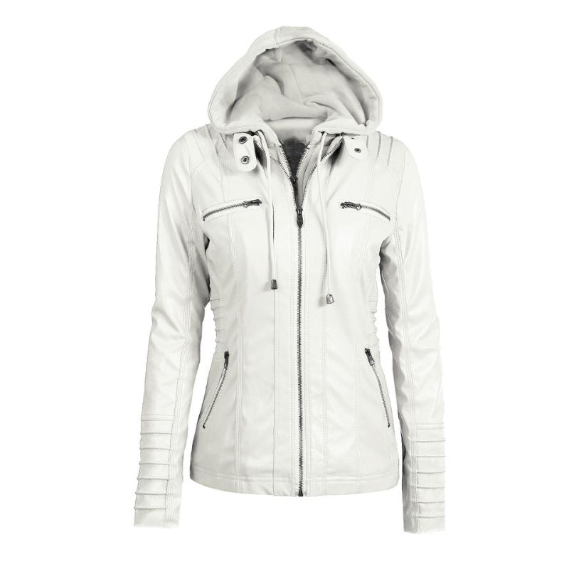 Davenport | Moto Jacket with Removable Hood