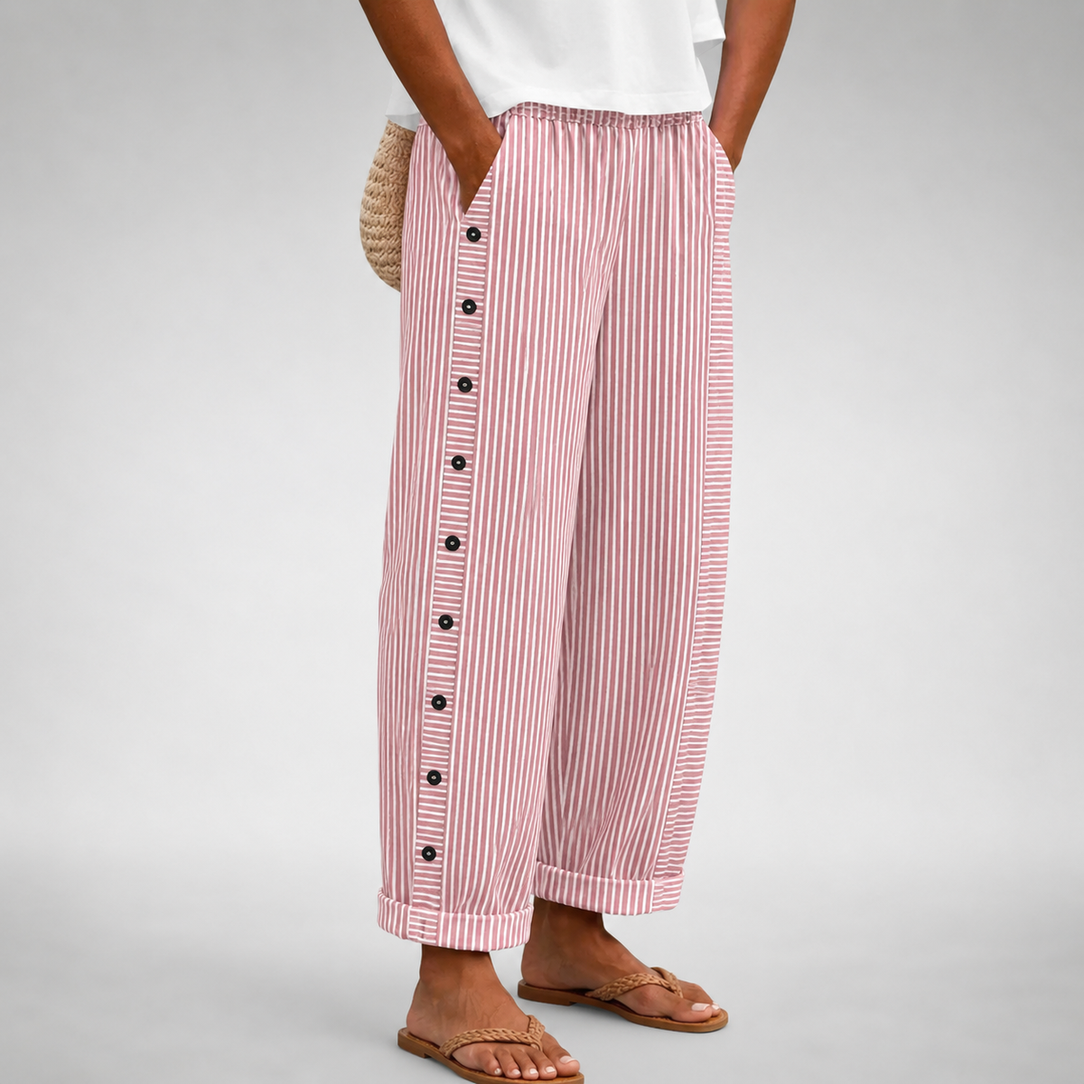 Talia Linen Comfort Pants